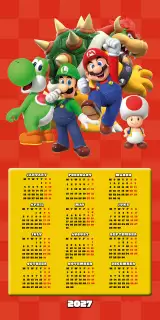 Naptár Super Mario 2027