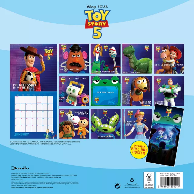 Naptár Toy Story 5 (2027)