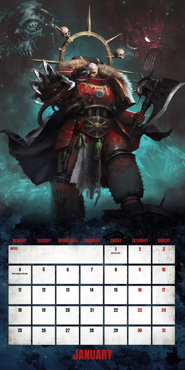 Naptár Warhammer 40,000 (2027)