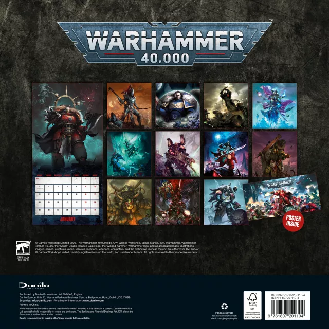 Naptár Warhammer 40,000 (2027)