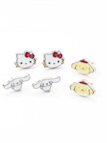 Fülbevaló Sanrio - Cinnamoroll, Pompompurin, Hello Kitty