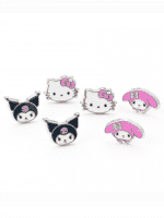 Fülbevaló Sanrio - Hello Kitty, Kuromi, My Melody