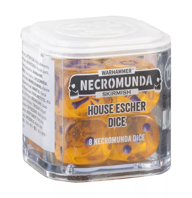 Kockakészlet Warhammer Necromunda - House Escher (8 db) - Asztali játék