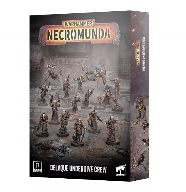 Warhammer Necromunda - Delaque Underhive Crew (17 figura) - Asztali játék