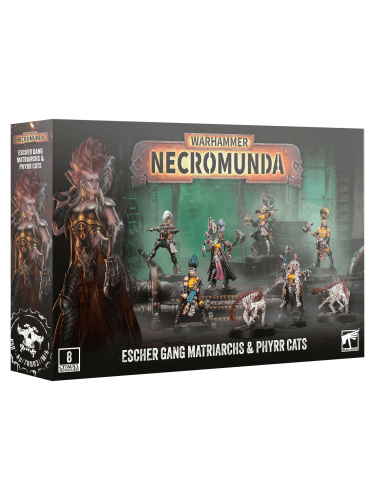 Warhammer: Necromunda - Escher Gang Matriarchs & Phyrr Cats (8 figura)