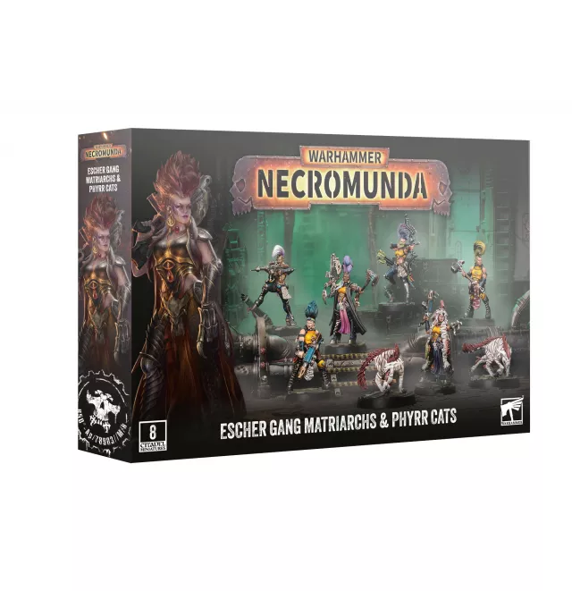 Warhammer: Necromunda - Escher Gang Matriarchs & Phyrr Cats (8 figura) - Asztali játék