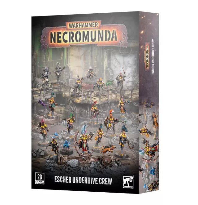 Warhammer Necromunda - Escher Underhive Crew (20 figura) - Asztali játék