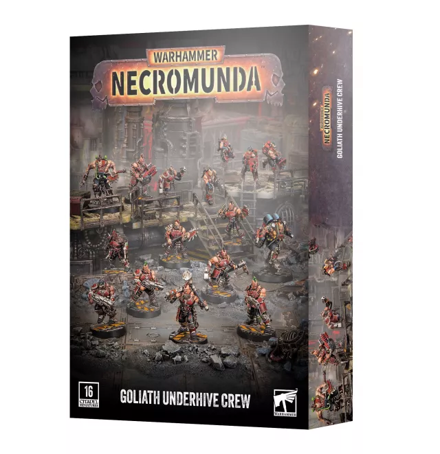 Warhammer Necromunda - Goliath Underhive Crew (16 figura) - Asztali játék