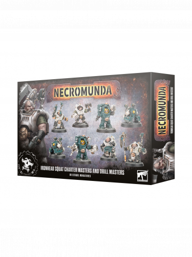 Warhammer Necromunda - Ironhead Squat Charter Masters and Drill Masters (8 figura)
