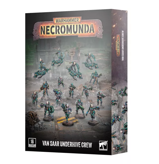 Warhammer Necromunda - Van Saar Underhive Crew (16 figura) - Asztali játék