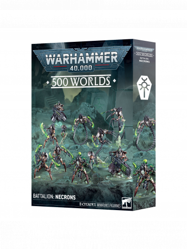W40k: 500 Worlds - Battalion: Necrons (11 figura)