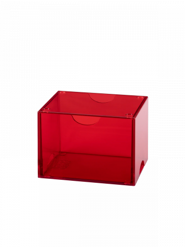 Kártya doboz Dragon Shield - Clear Red (Strongbox 100+)