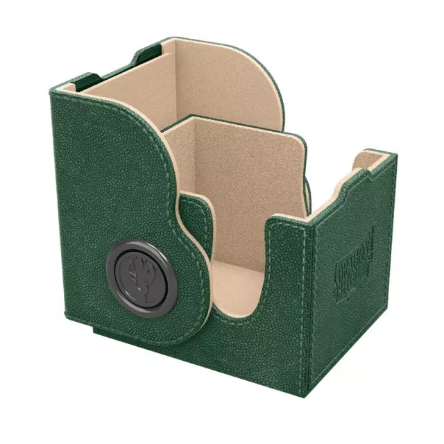 Kártya doboz Dragon Shield - Lock System Dragon Box 100+ - Green & Sand - Kártyadobozok