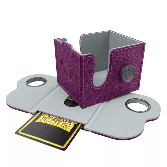 Kártya doboz Dragon Shield - Lock System Dragon Box 100+ - Purple & Frost - Kártyadobozok
