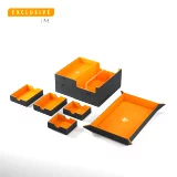 Krabička na karty Gamegenic - Games Lair 600+ Convertible Black Orange