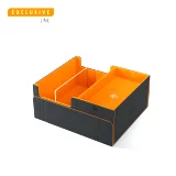 Krabička na karty Gamegenic - Games Lair 600+ Convertible Black Orange