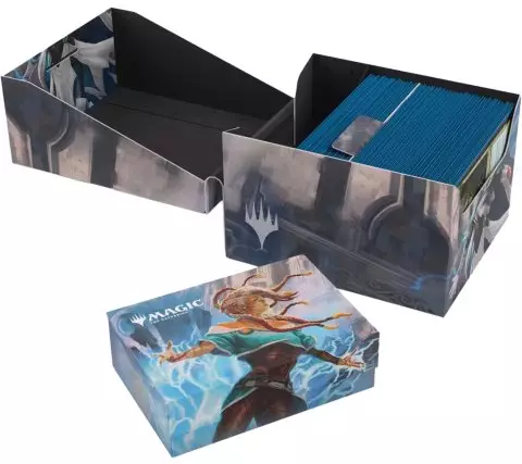 Kártyatartó doboz Gamegenic - Magic: The Gathering - Soft Crate 100+ XL Reality Fracture - Tam Beleren, Conflicted & Jace, Building Reality - MTG: Reality Fracture