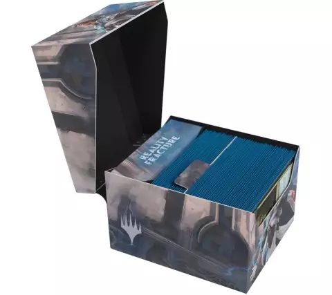 Kártyatartó doboz Gamegenic - Magic: The Gathering - Soft Crate 100+ XL Reality Fracture - Tam Beleren, Conflicted & Jace, Building Reality - Magic The Gathering