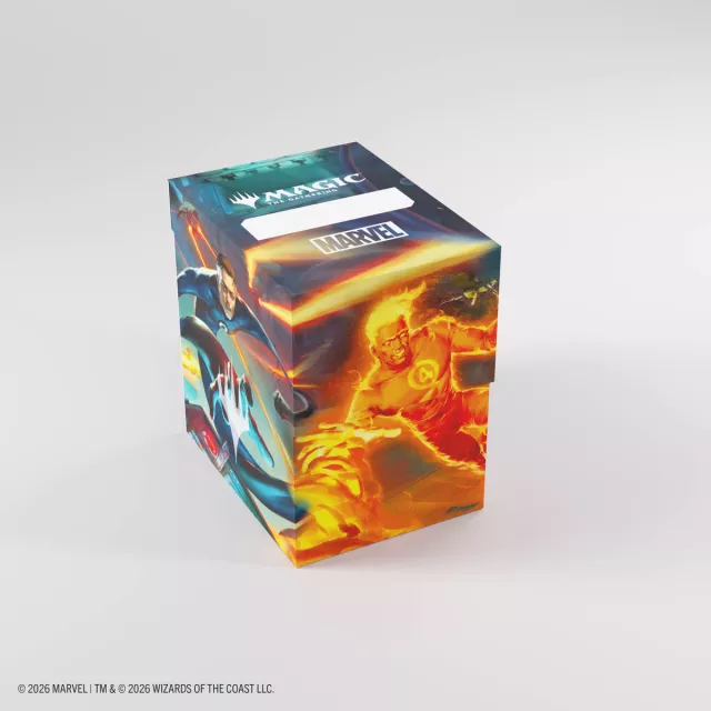 Kártya doboz Gamegenic - Marvel Super Heroes - Soft Dynacrate 100+ XL Sideloading The Fantastic Four Unleashed - Magic The Gathering