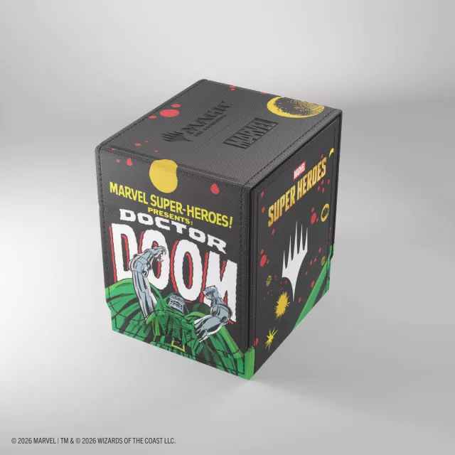 Kártya doboz Gamegenic - Marvel Super Heroes - Squire 100+ XL Convertible Doctor Doom - Magic The Gathering