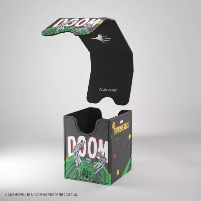 Kártya doboz Gamegenic - Marvel Super Heroes - Squire 100+ XL Convertible Doctor Doom - Magic The Gathering