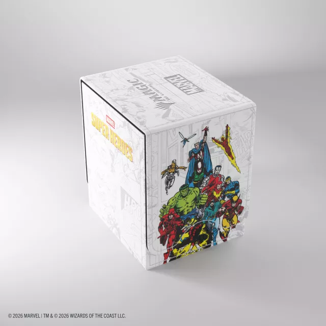Kártya doboz Gamegenic - Marvel Super Heroes - Squire 100+ XL Convertible Marvel Age - Magic The Gathering