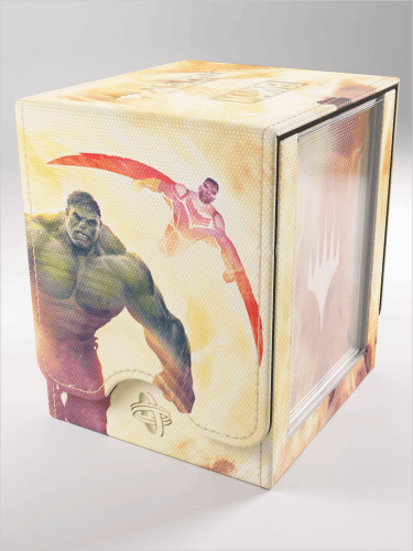 Kártya doboz Gamegenic - Marvel Super Heroes - Squire Plus 100+ XL Convertible Door of Destinies
