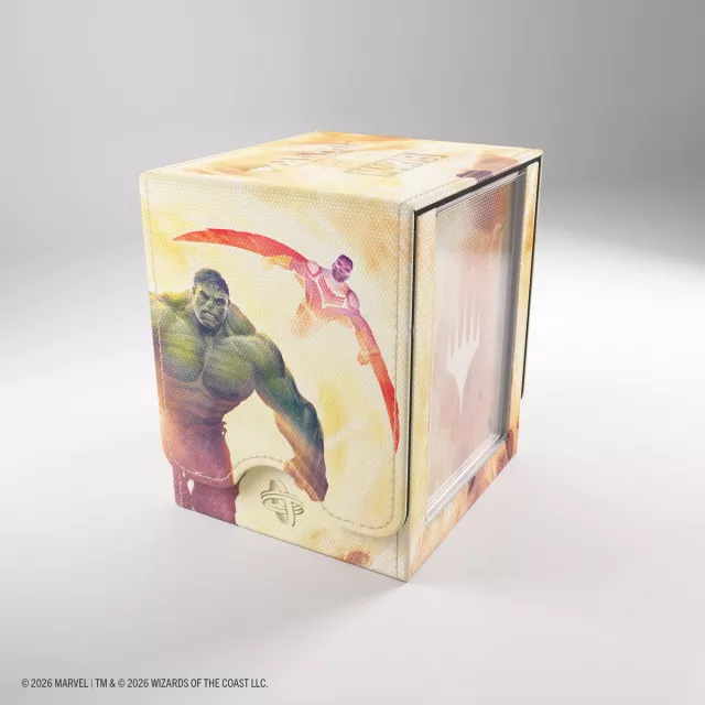 Kártya doboz Gamegenic - Marvel Super Heroes - Squire Plus 100+ XL Convertible Door of Destinies - MTG: Marvel Super Heroes