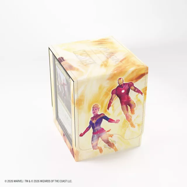 Kártya doboz Gamegenic - Marvel Super Heroes - Squire Plus 100+ XL Convertible Door of Destinies - Magic The Gathering
