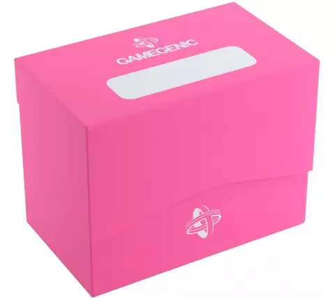 Kártya doboz Gamegenic - Side Holder 80+ Pink - Kártyadobozok
