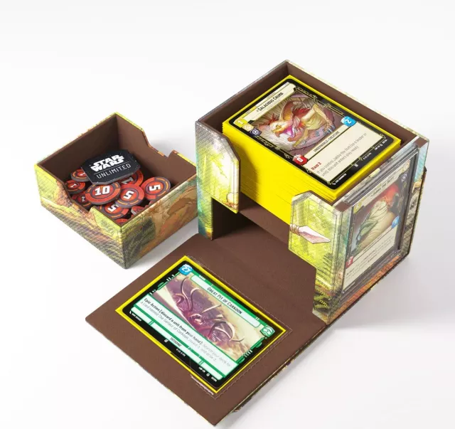 Kártya doboz Gamegenic - Star Wars: Unlimited - Deck Pod - Ewoks - Kártyadobozok