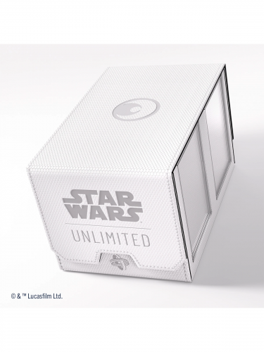 Kártya doboz Gamegenic -  Star Wars: Unlimited Double Deck Pod White/Black