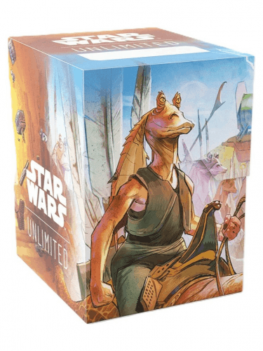 Kártya doboz Gamegenic - Star Wars: Unlimited - Soft Crate - Jar Jar Binks