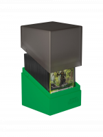 Kártya doboz Ultimate Guard - Boulder Deck Case Black/Green (100+)