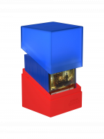 Kártya doboz Ultimate Guard - Boulder Deck Case Blue/Red (100+)
