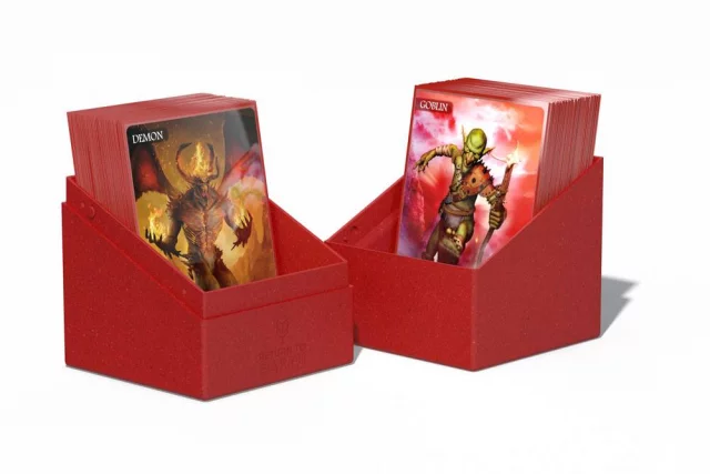 Krabička na karty Ultimate Guard - Boulder Deck Case Return to Earth Red (100+)