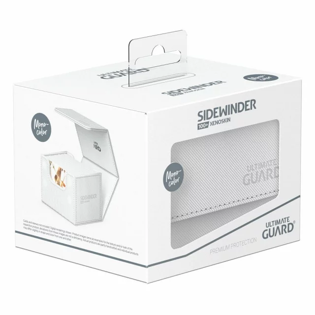 Krabička na karty Ultimate Guard - Sidewinder 100+ XenoSkin Monocolor White