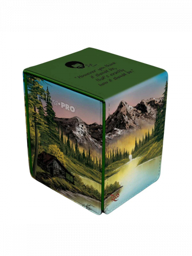 Kártyatartó doboz Ultra PRO - Bob Ross: Mountain Retreat Alcove Flip