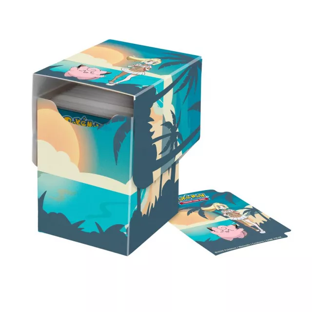 Gyűjtőalbum Ultra Pro - Pokémon TCG: Lillie and Clefairy 100+ Deck Box - Kártyadobozok