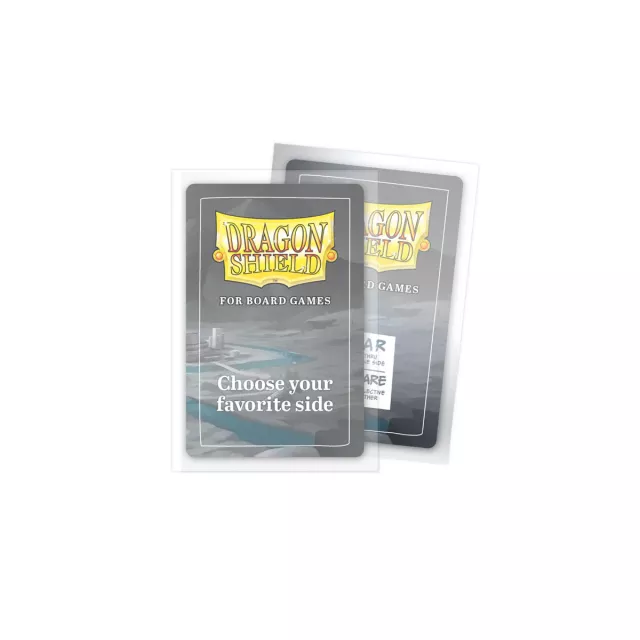 Kártyavédő tokok Dragon Shield - Board Game Sleeves American Mini Clear/Non-Glare (100 db) dupl