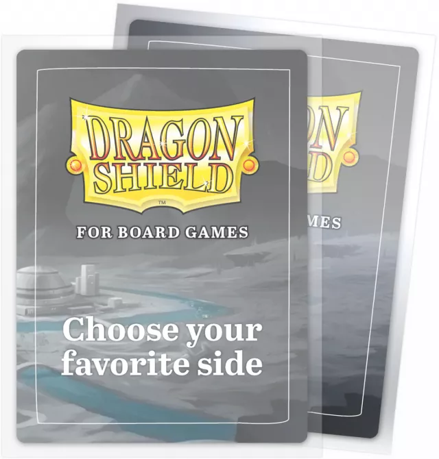 Kártyavédő tokok Dragon Shield - Board Game Sleeves Common Standard Clear/Non-Glare (100 db)