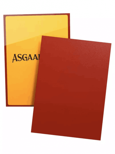 Kártyavédő tokok Dragon Shield - Asgaardian Sleeve: Fiery Red Standard (104 db)