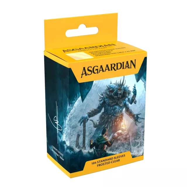 Kártyavédő tokok Dragon Shield - Asgaardian Sleeve: Frosted Clear Standard (104 db)