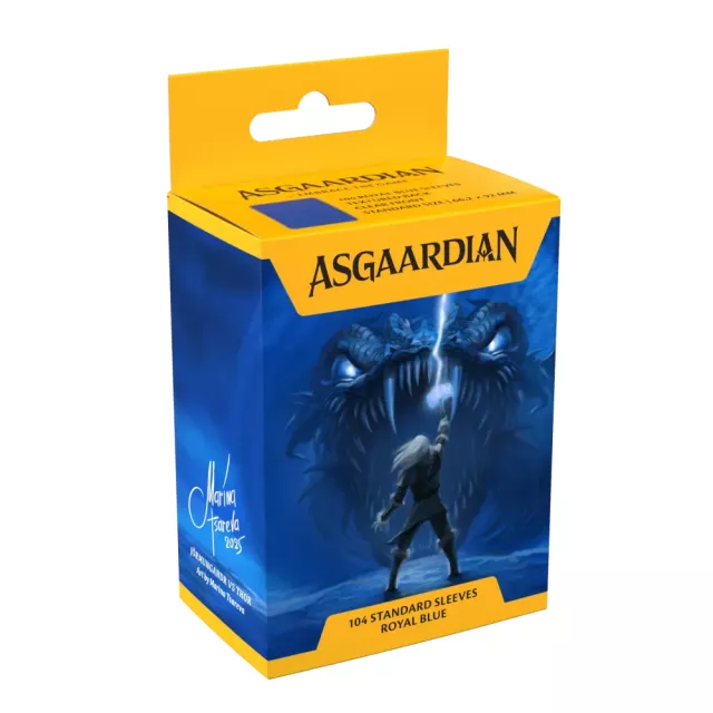 Kártyavédő tokok Dragon Shield - Asgaardian Sleeve: Royal Blue Standard (104 db)