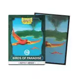 Kártyavédő fóliák Dragon Shield - Brushed Art Retro Series Birds of Paradise (100 db) - Magic The Gathering