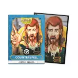 Kártyavédő fóliák Dragon Shield - Brushed Art Retro Series Counterspell (100 db) - Magic The Gathering