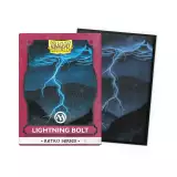 Kártyavédő fóliák Dragon Shield - Brushed Art Retro Series Lightning Bolt (100 db) - Magic The Gathering