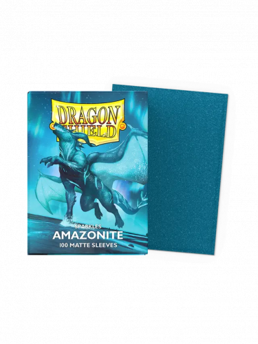 Kártyavédő tokok Dragon Shield - Dual Sleeves Glare Matte Amazonite (100 db)