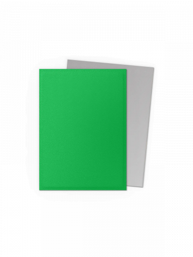 Kártyavédő tokok Dragon Shield - Matte Dual Sleeves Apple Green & Silver (100 db)