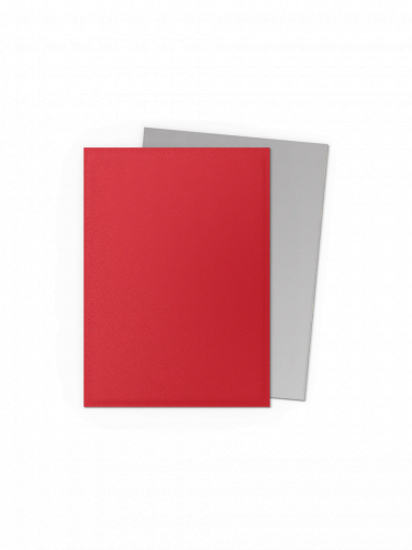 Kártyavédő tokok Dragon Shield - Matte Dual Sleeves Crimson & Silver (100 db)